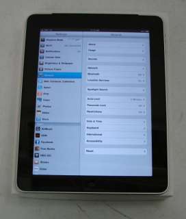 APPLE iPad 64GB AT&T 12.0 V5.1.1 Touch  Tablet WIFI Black # MC497LL 