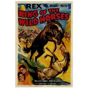  King of the Wild Horses (1933) 27 x 40 Movie Poster Style 