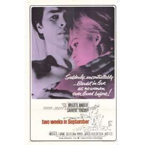  Two Weeks In September (1967) 27 x 40 Movie Poster Style A 