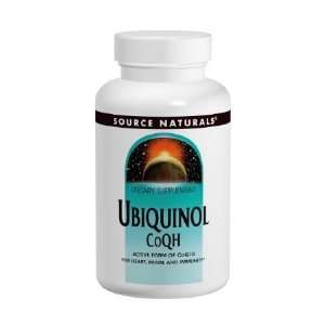  Ubiquinol CoQH 50 mg 60 Softgels   Source Naturals Health 