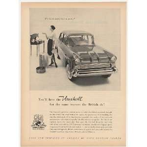  1959 Vauxhall 4 Door British Insist on Quality Print Ad 