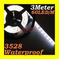 3M 180 LEDs Waterproof Light Strip 3528 White 60LED/M  