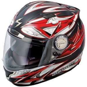   EXO 1100 Street Demon Full Face Motorcycle Helmet   Red XL   110 2016