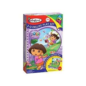    Colorforms Dora the Explorer 3 D Deluxe Play Set Toys & Games
