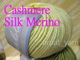 Sublime Cashmere Merino Silk Aran knitting yarn Spout  