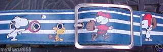 1958 UFS Peanuts Snoopy Charlie Brown Linus Sports Belt  