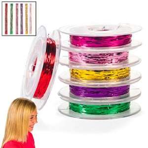  Foil Hair Tinsel Set (6 pc) Toys & Games