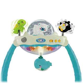 Two modes of play baby activated or continuous each with music or 