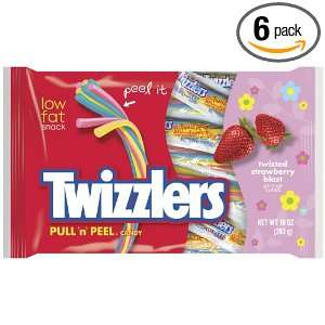 Twizzlers Easter Pull n Peel Snack Size Candy, Twizted Strawberry 