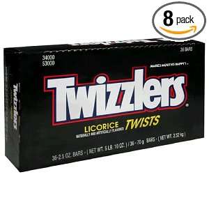 Twizzlers Licorice Twists, 2.5 Ounce Grocery & Gourmet Food