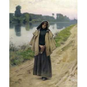  Hand Made Oil Reproduction   Charles Sprague Pearce   32 x 