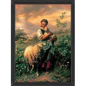    The Young Shepherdess by Johann Baptist Hofner