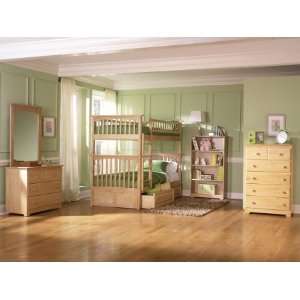  Twin over Twin Bunk Bed with Clip on Vertical Ladder