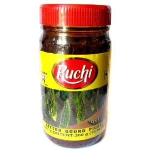 Ruchi Bitter Gourd Pickle   100g  Grocery & Gourmet Food