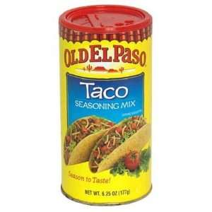 Old El Paso Taco Seasoning Mix, 6.25 oz, 12 pk  Grocery 