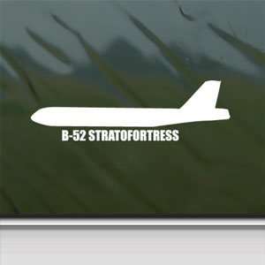  B 52 STRATOFORTRESS White Sticker Military Soldier Laptop 