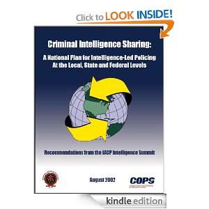 Criminal Intelligence Sharing A National Plan for Intelligence Led 