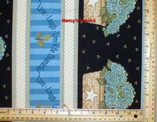 Hydrangea Bounty Stripe Cotton Quilting Fabric  
