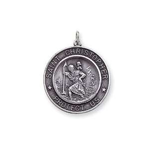    Sterling Silver St. Christopher Medal West Coast Jewelry Jewelry