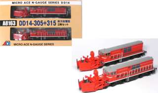 MicroAce A8163 JR Diesel Locomotive Typ DD14 305 + 315 with Snowplow 2 