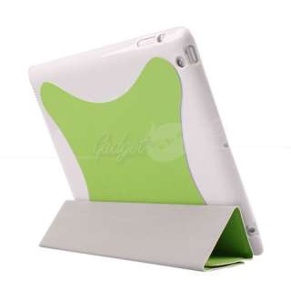 New Slim Magnetic Smart Cover With Hard Case For iPad 2  