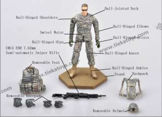 OURWAR US ARMY 101st 1/18 Military Figure SAM  