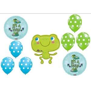   Frog Toad Baby shower Balloon Decorating Kit Supplies 
