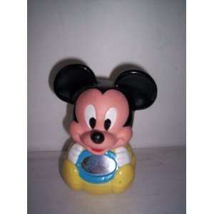  Vintage 1984 Baby Mickey Mouse Rolly Polly Chime Ball 