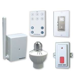Skylinkhome SK 4 Lighting/Garage Kit, Includes 10 Button Remote, Wall 