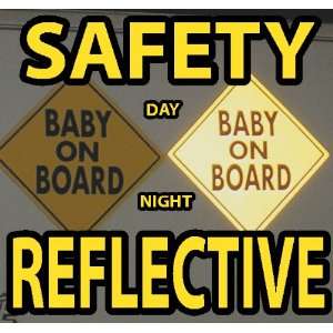  Baby on Board Magnet Reflective 