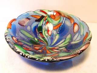Vintage 1950s Dino Martens Murano Art Glass Bowl Estate  