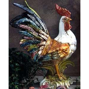Rooster Colored 23 1/2H   By Intrada Italy 