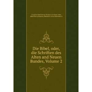   Julius Holtzmann Christian Karl Josias Bunsen (Freiherr von) Books