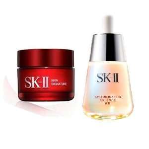 SK II SK2 Cellumination Essence EX 50ml + SK II Skin Signature Cream 