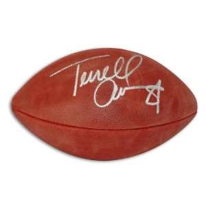   Terrell Owens Football   Autographed Footballs 