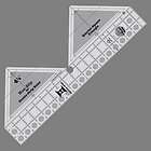 45 Degree Strip Quilt Ruler For Triangles CREATIVE GRIDS Half Square 