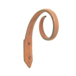  Scroll & Plant Hook Iron Rust