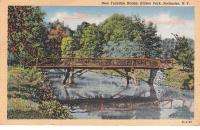 Postcard New Turnstile Bridge Ellison Park Rochester NY  