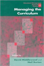Managing the Curriculum, Vol. 7, (0761970312), David Middlewood 