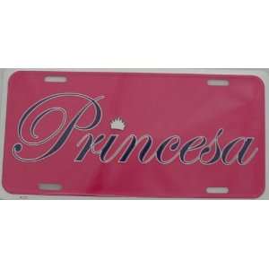  PRINCESA   Spanish   (Princess) License Plate Automotive