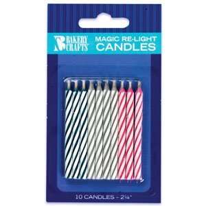  Bakery Crafts Relight Candles, 10 pk