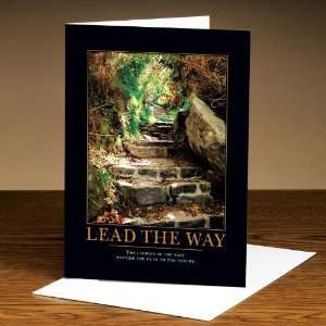  Successories Lead the Way Stone Path 25 Pack Greeting 
