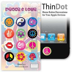  ThinDot Home Button Decals for iPad, iPhone and iPod Touch 