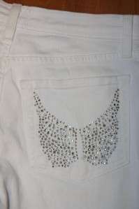 NYDJ Not Your Daughters Jeans tummy tuck CRYSTAL Pockets MINT cond 