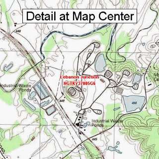 USGS Topographic Quadrangle Map   Lebanon Junction, Kentucky (Folded 