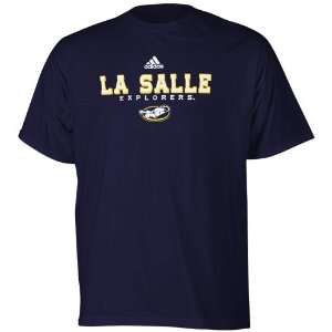 adidas La Salle Explorers Navy Blue True Basic T shirt  