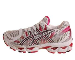 Asics GEL   Nimbus 12 White Pink 2011 New Womens Pro Running Shoes 