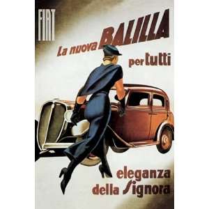  Fiat Balilla   Poster (12x18)