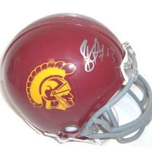 Troy Polamalu USC Trojans Autographed Riddell Mini Helmet 
