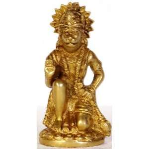  Hanuman Anugraha Murti   Brass Sculpture